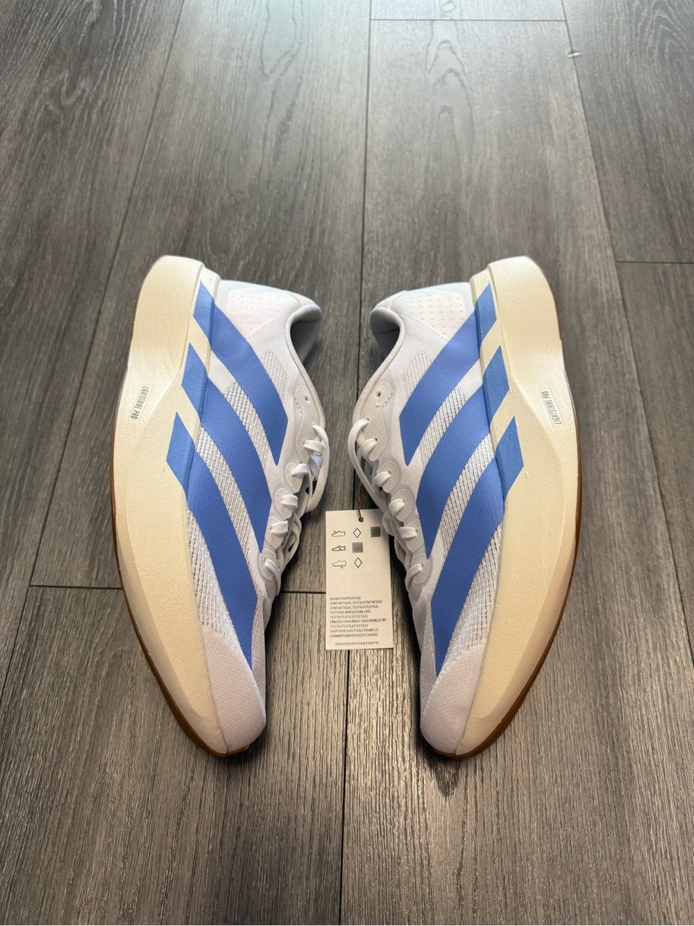 Adidas Adizero Evo SL Women's Running Shoes Blue White JS4454 New